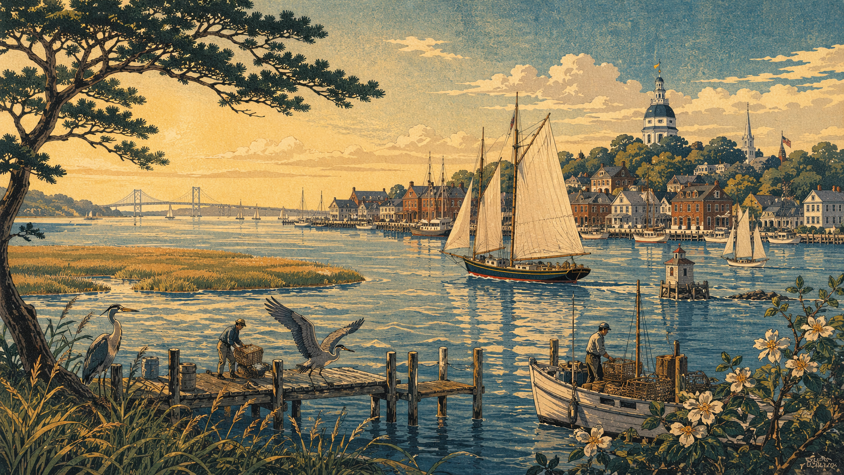 チェサピークの港、サイトの思想へ