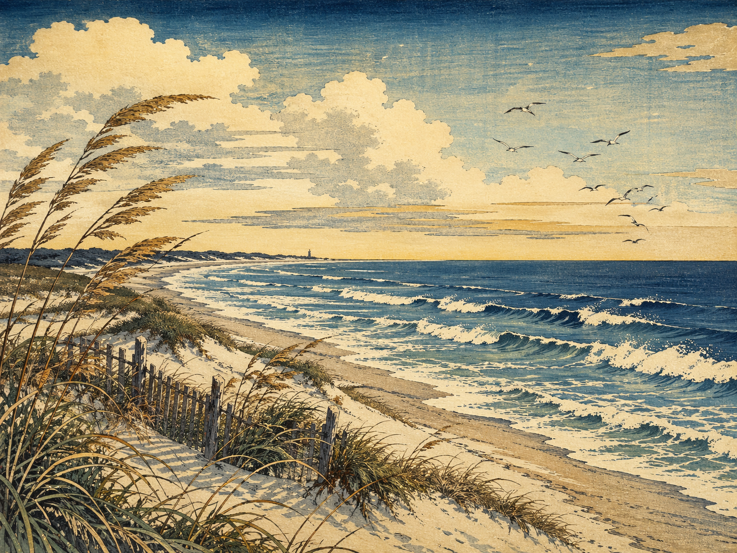 砂丘と海風が広がるメリーランドの海岸