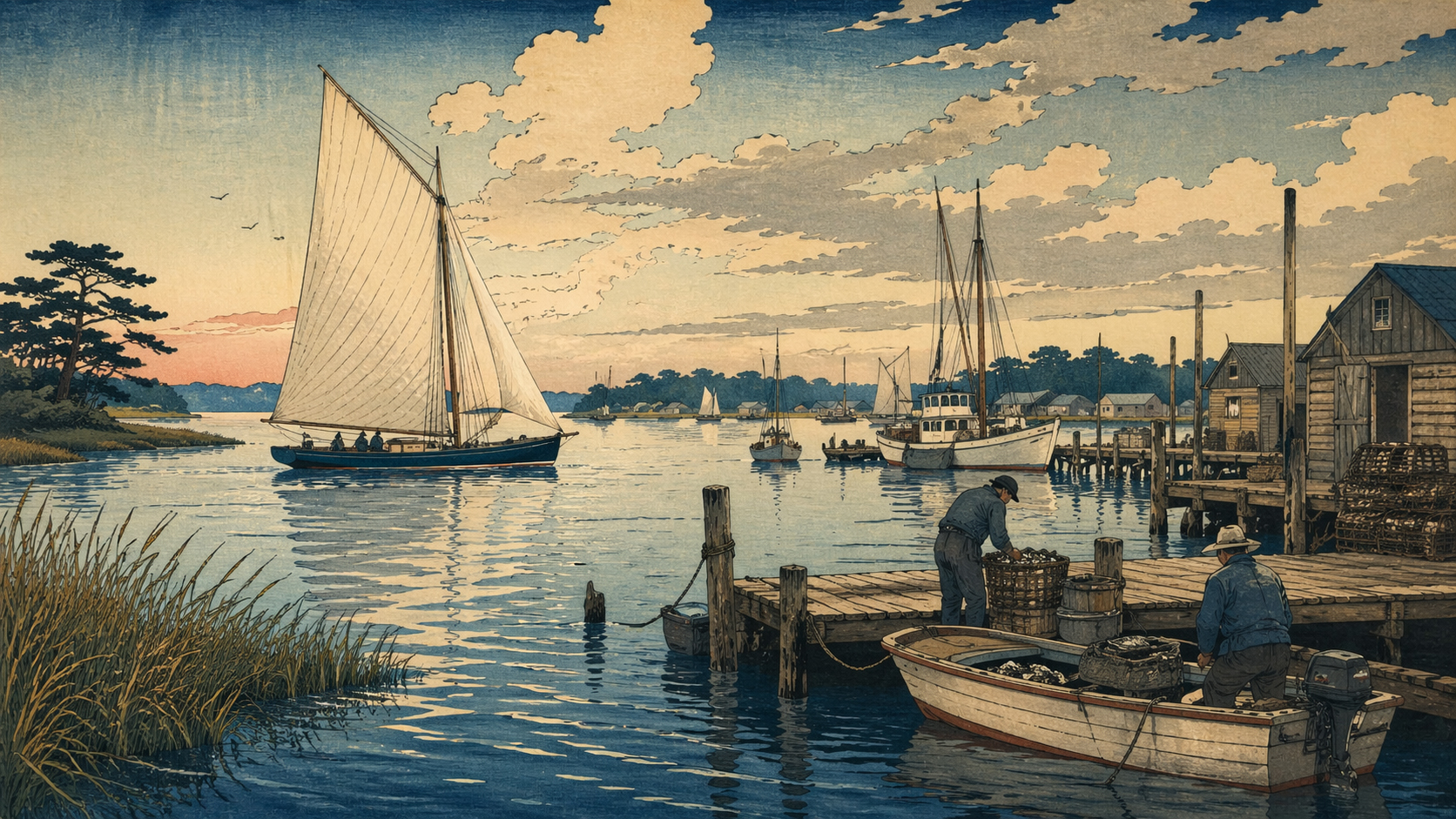 スキップジャックの港、働く湾の記憶